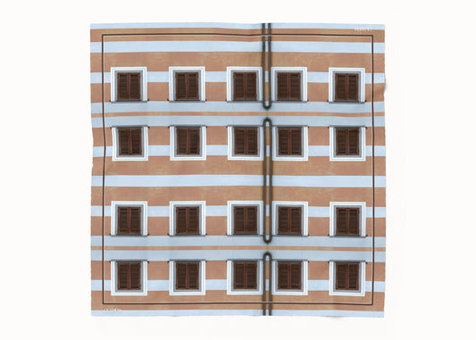 Gia Coastal Cabo Scarf - 89x89cm Silk Twill