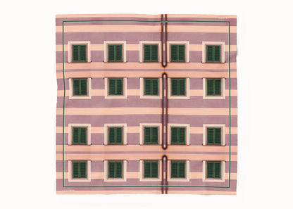 Gia Pastel Palma Silk Scarf - 89x89cm