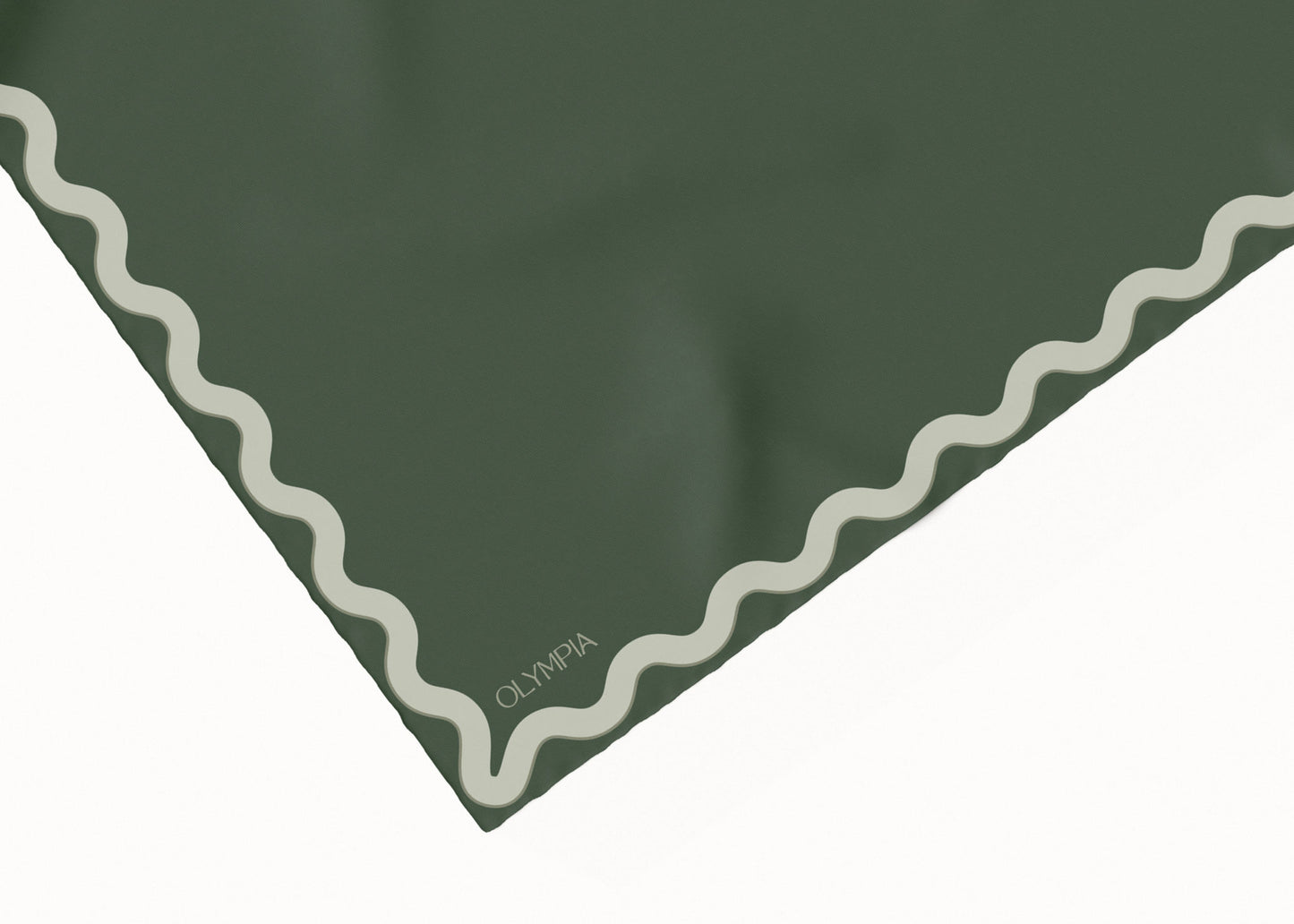 Sophie Cypress Grove Scarf - 89x89cm Silk Twill