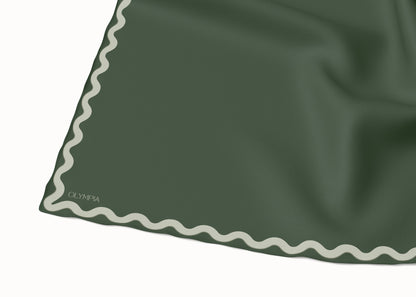 Sophie Cypress Grove Scarf - 89x89cm Silk Twill