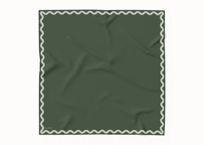 Sophie Cypress Grove Scarf - 89x89cm Silk Twill