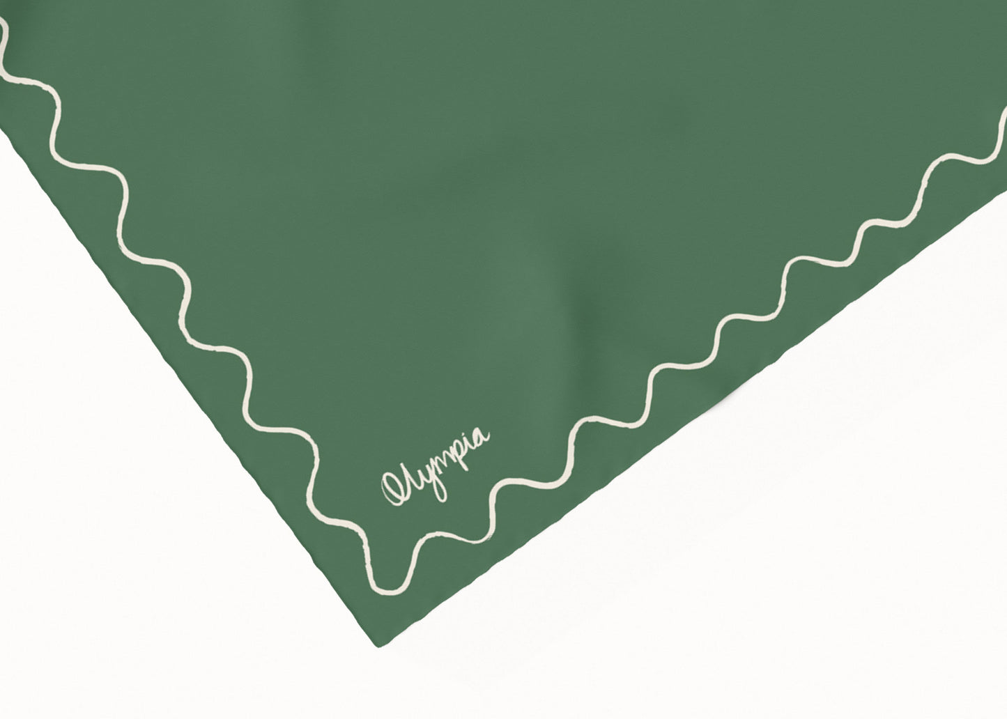 Emilia Pine Whisper Silk Cotton Scarf - 54x54cm (NEW)