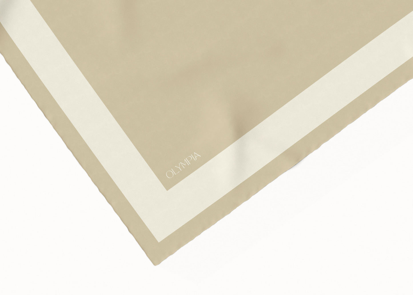 Imelda Oat/Half Ricecake Scarf - 89x89cm Silk Twill - Imperfect