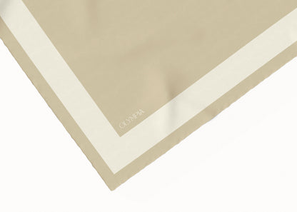 Imelda Oat/Half Ricecake Scarf - 89x89cm Silk Twill - Imperfect
