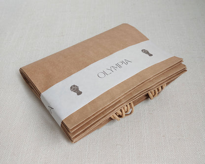 Large Gift Bags, Natural Kraft Colour - Set/5