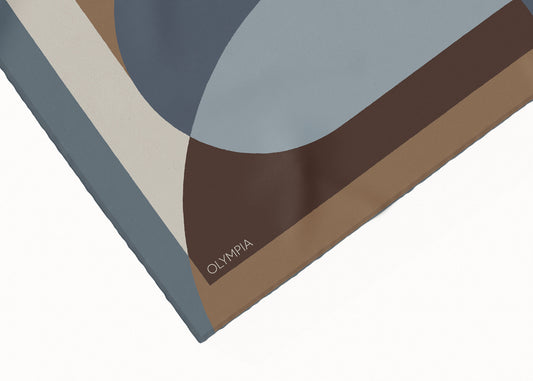 Melba Espresso Ice Scarf (Limited Edition) - 89x89cm Silk Twill