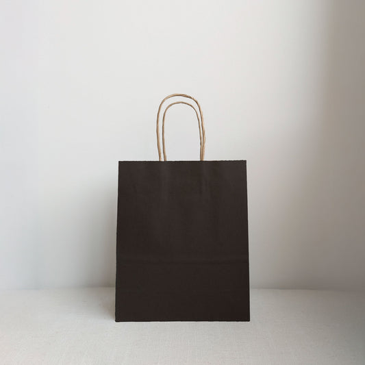 Mini Gift Bags, Espresso Kraft Colour - Set/5