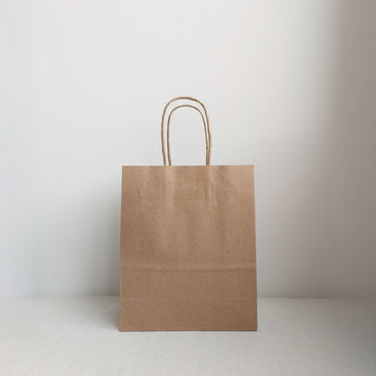 Mini Gift Bags, Natural Kraft Colour - Set/5