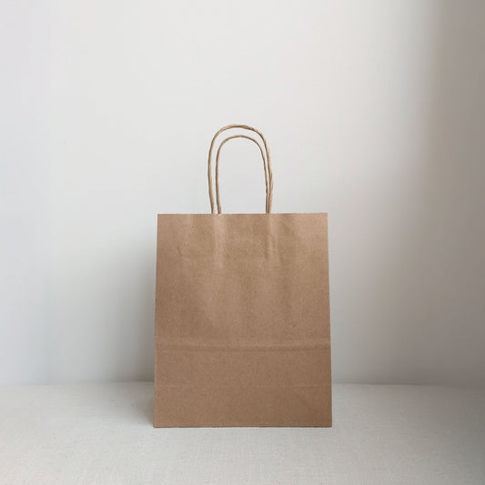 Mini Gift Bags, Natural Kraft Colour - Set/5