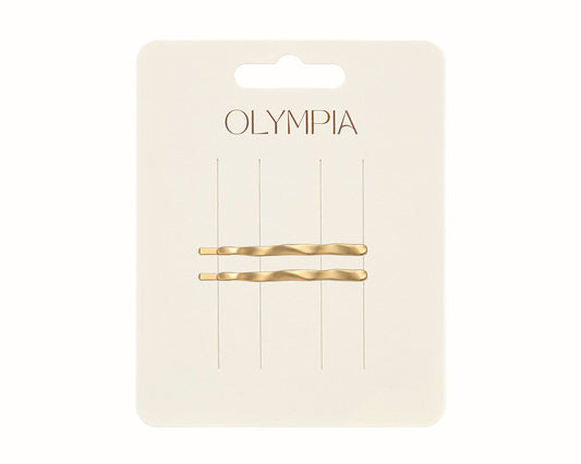 Mosa Hair Clips - Satin Gold