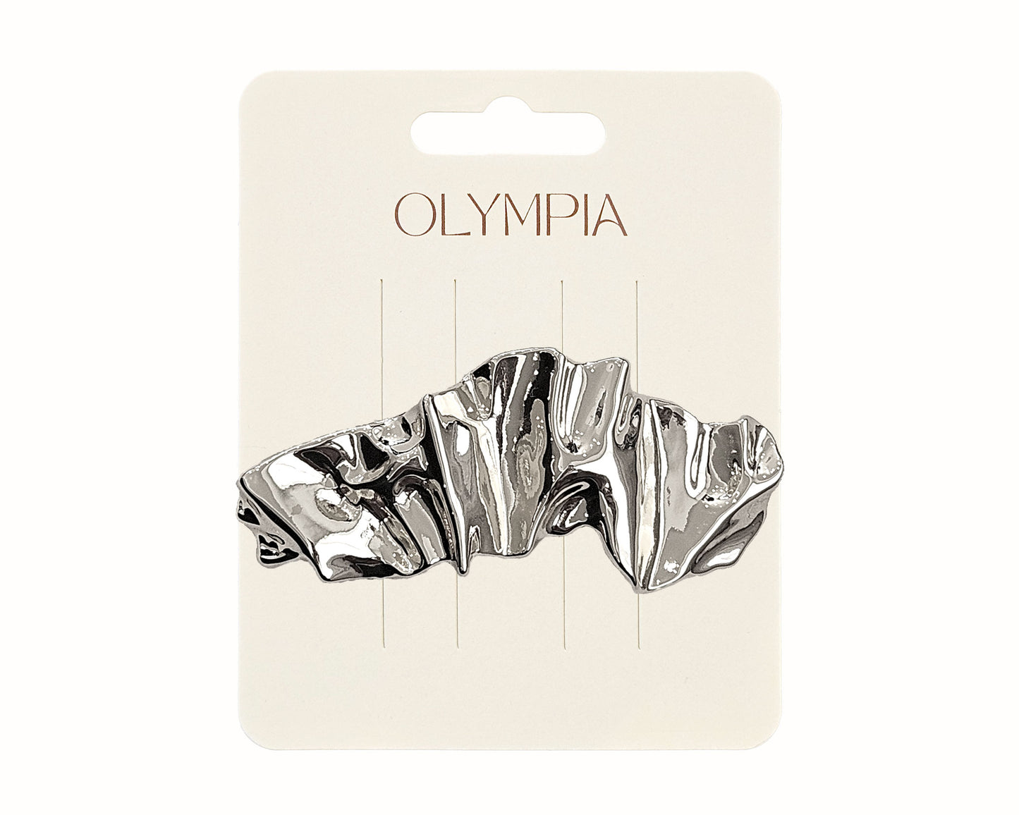 Muse Barrette - Polished Silver