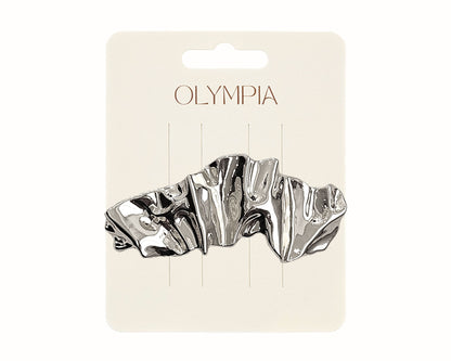 Muse Barrette - Polished Silver