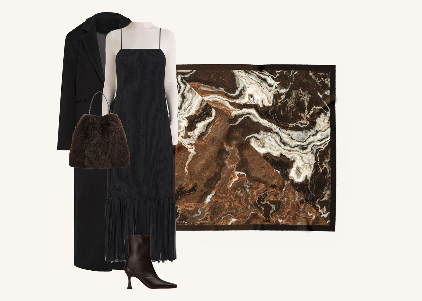 Odile Scarf (Limited Edition) - 89x89cm Silk Twill