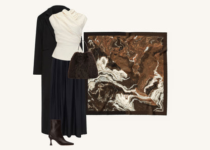 Odile Scarf (Limited Edition) - 89x89cm Silk Twill