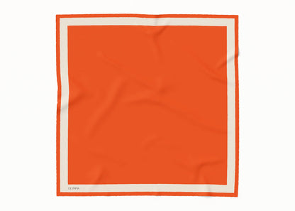 Dimity Mandarin Silk Scarf - 89x89cm