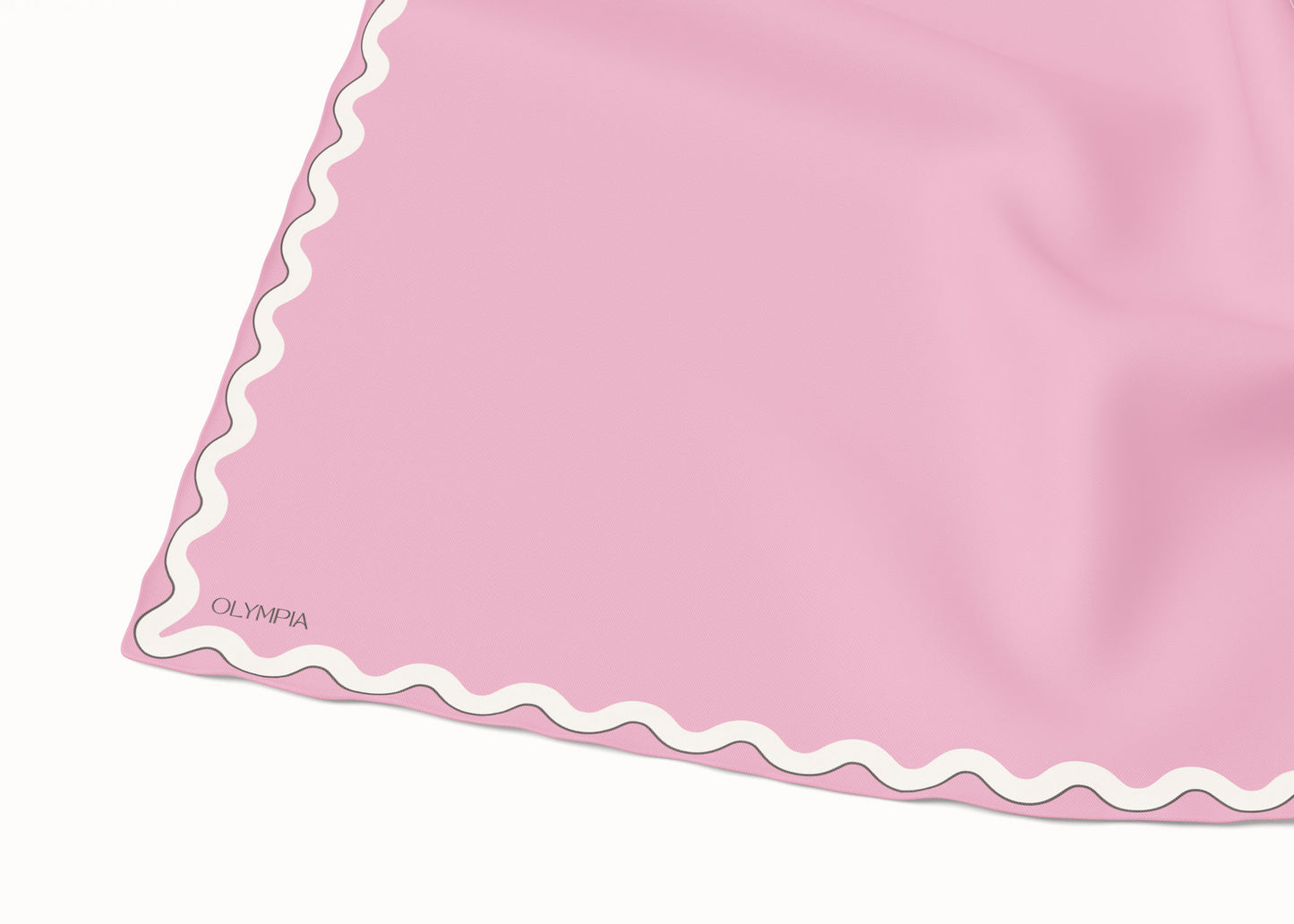 Sophie Bubblegum Silk Scarf - 89x89cm