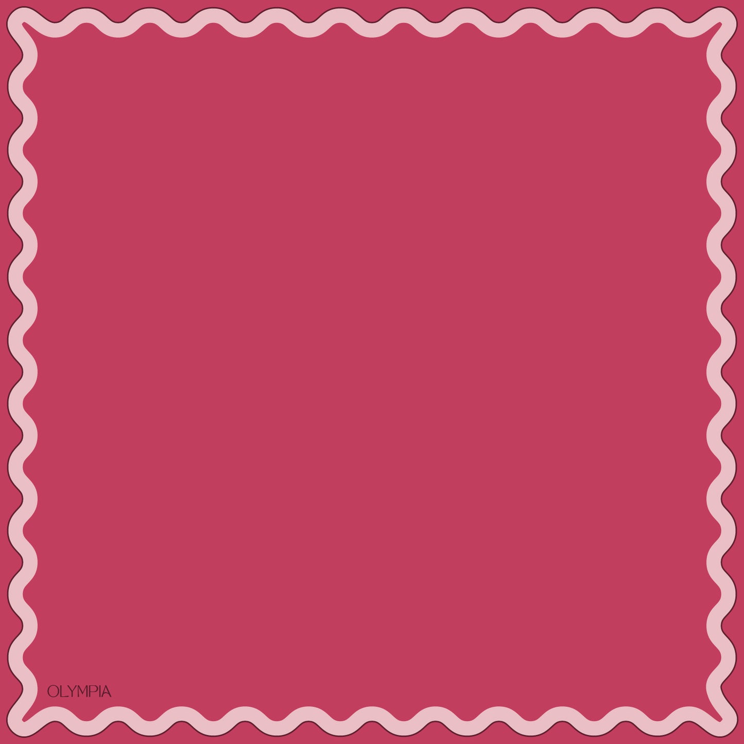 Sophie Raspberry Fizz Silk Cotton Scarf - 54x54cm