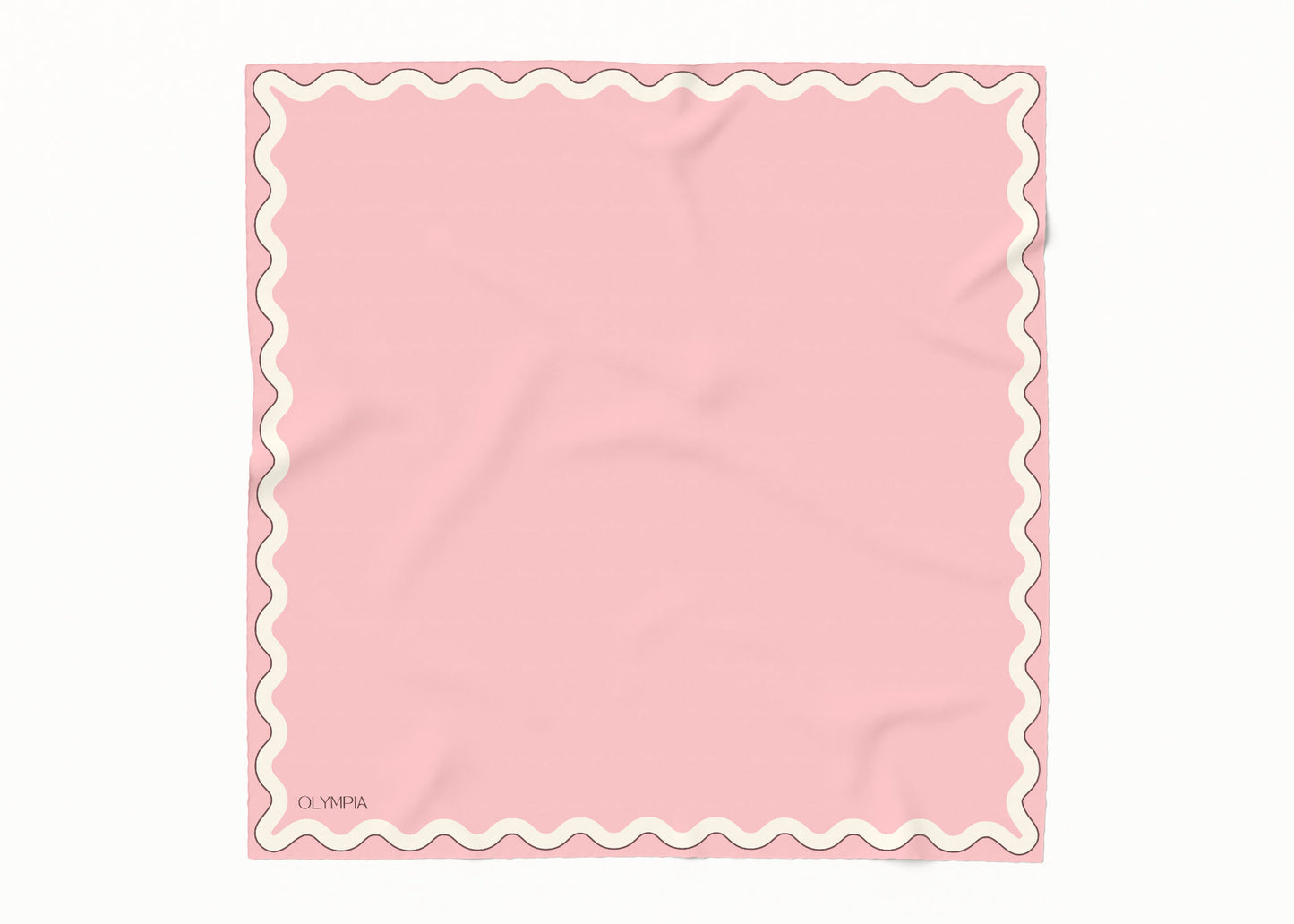 Sophie Rose Quartz Silk Cotton Scarf - 54x54cm