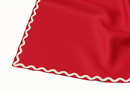 Sophie Hot Tamale Scarf - 89x89cm Silk Twill