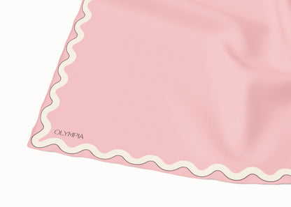 Sophie Camellia Silk Cotton Scarf - 64x64cm