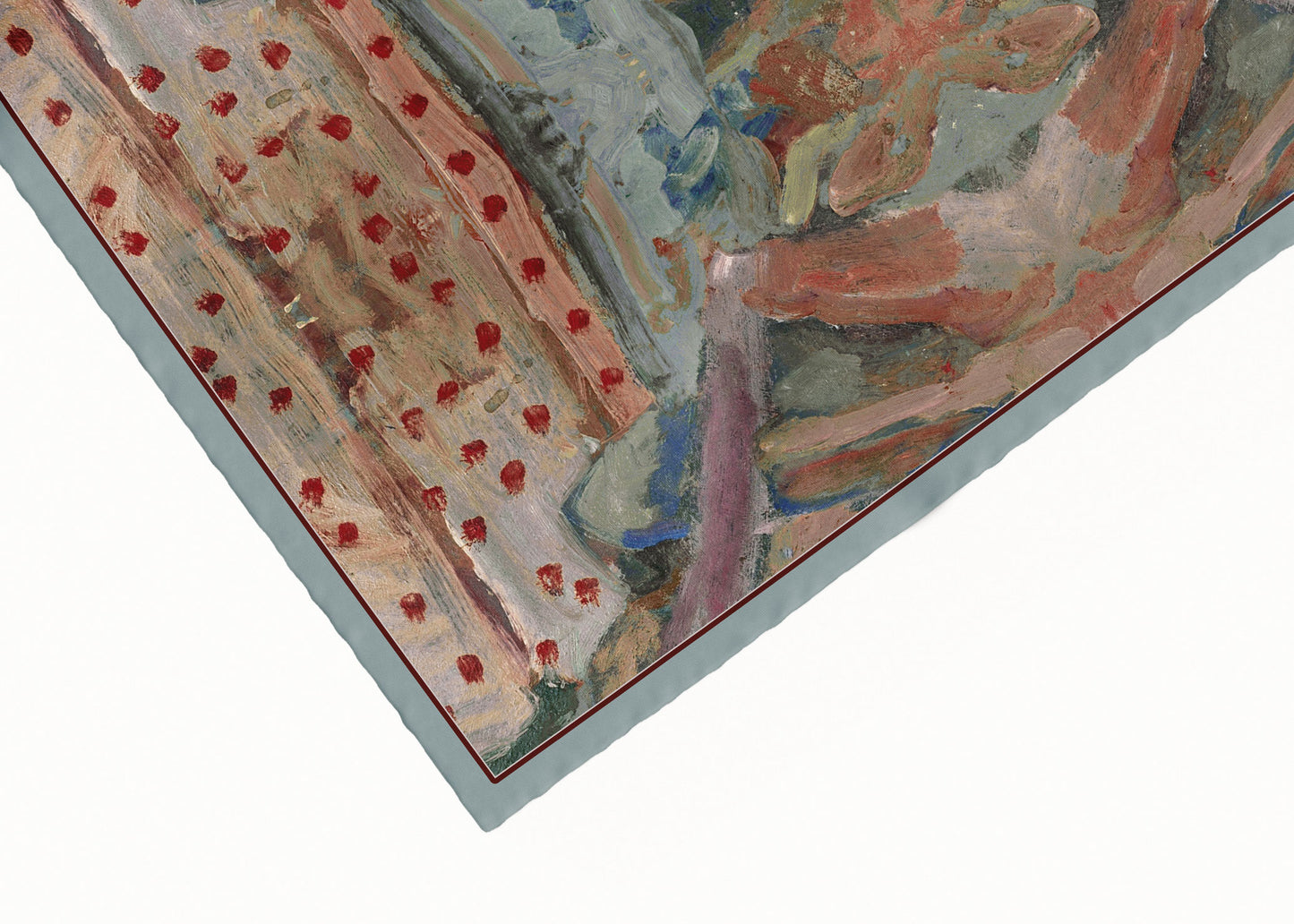 Sabine Azur Scarf (Limited Edition) - 89x89cm Silk Twill