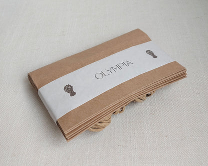 Small Gift Bags, Natural Kraft Colour - Set/5