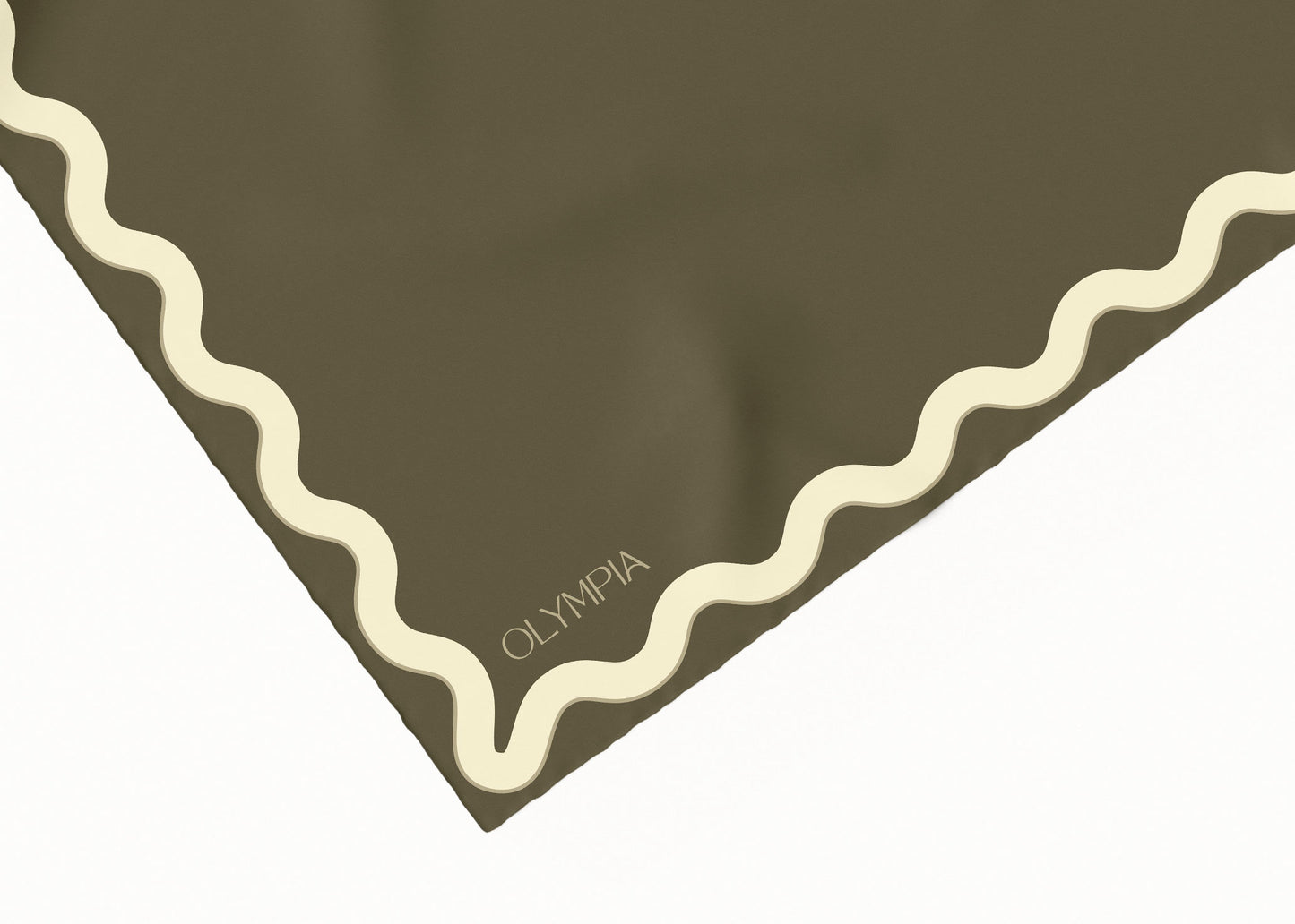 Sophie Olive Night Scarf - 54x54cm Silk Cotton