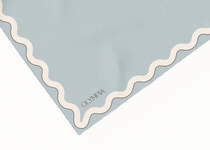Sophie Pastel Sky Scarf - 54x54cm Silk Cotton