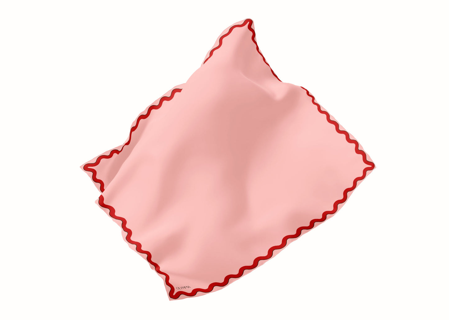 Sophie Macaron/Cherry Scarf - 89x89cm Silk Twill
