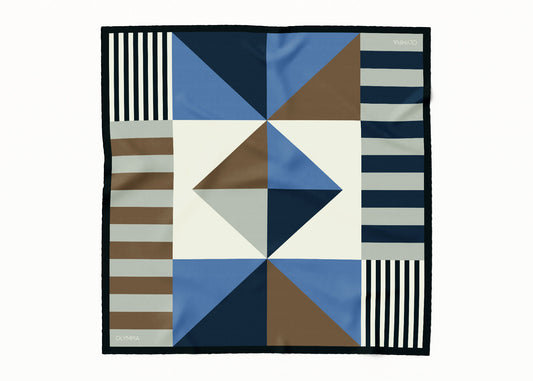 Sutton Yacht Cruise Scarf - 89x89cm Silk Twill