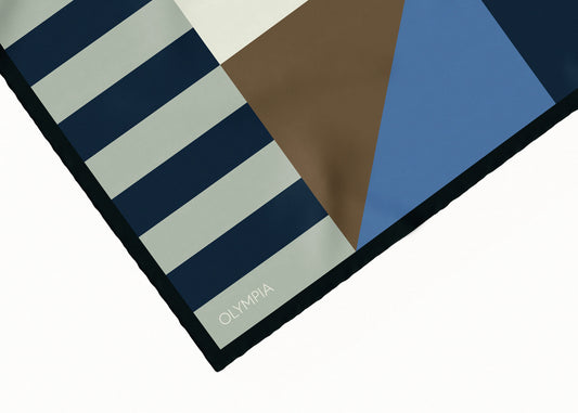 Sutton Yacht Cruise Scarf - 89x89cm Silk Twill