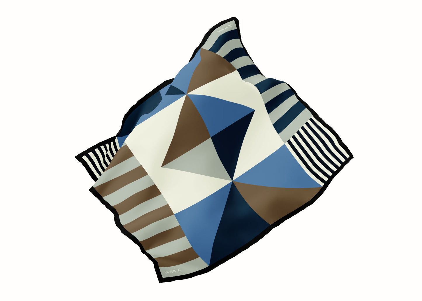 Sutton Yacht Cruise Scarf - 89x89cm Silk Twill
