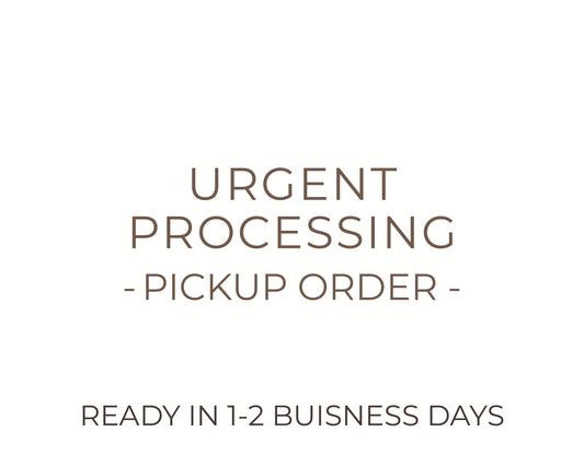 Urgent processing - Pickup order