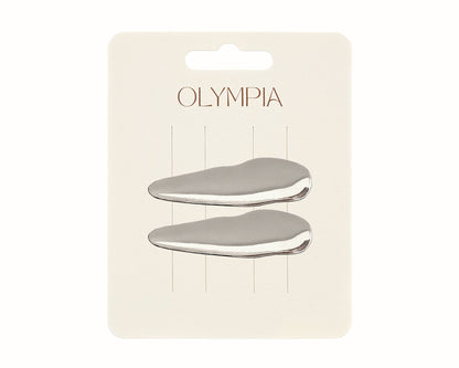 Vera Hair Clips - Silver