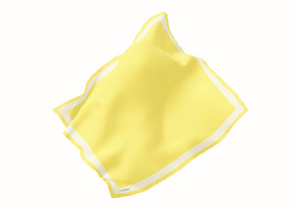 Dimity Lemonade Silk Scarf - 89x89cm