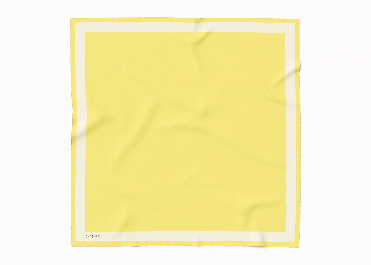 Dimity Lemonade Silk Scarf - 89x89cm