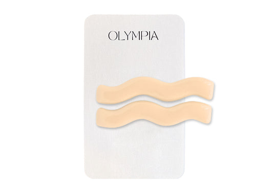 Zephyr Hair Clips - Pastel Apricot