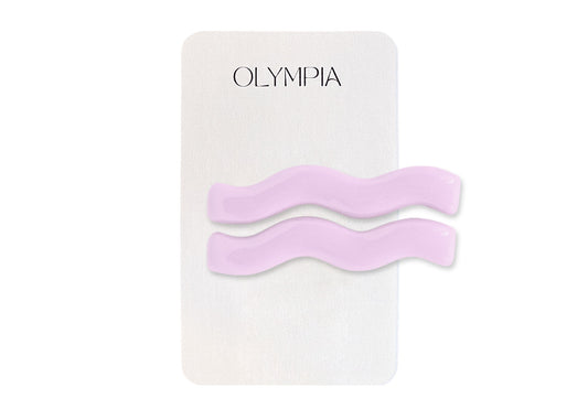 Zephyr Hair Clips - Pastel Lilac