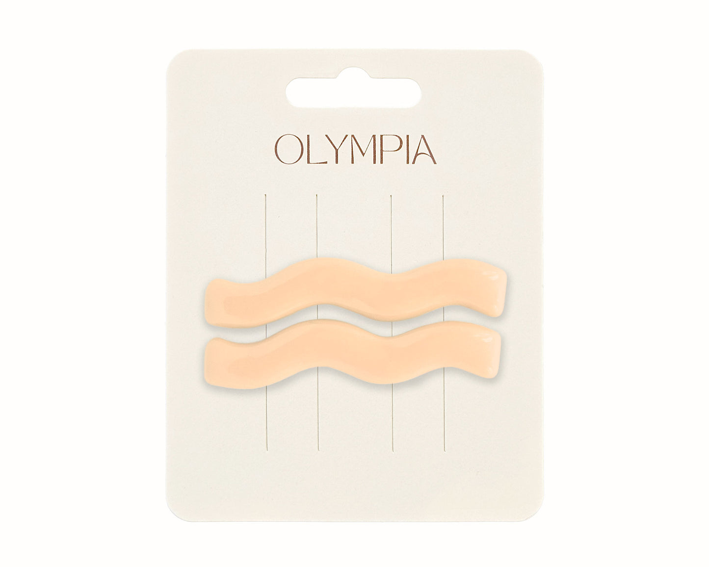 Zephyr Hair Clips - Pastel Apricot