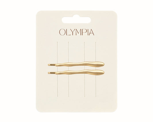 Zola Hair Clips - Satin Gold